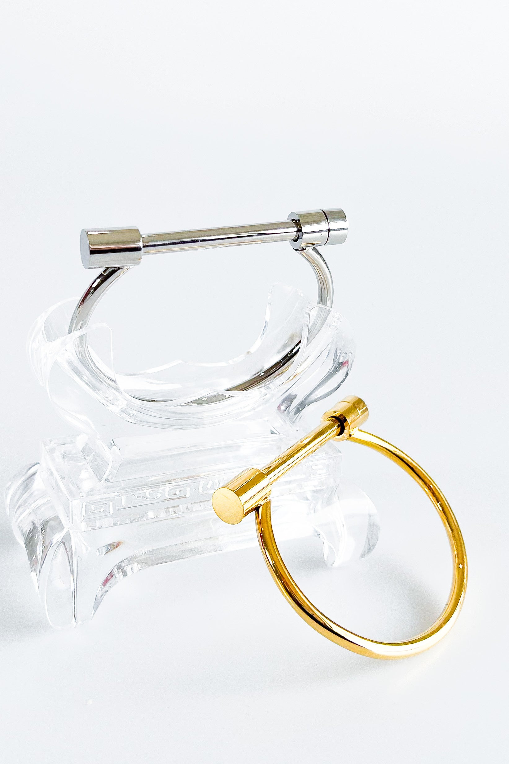 Stainless Steel Horsebit Bangle Bracelet-230 Jewelry-NYC-Coastal Bloom Boutique, find the trendiest versions of the popular styles and looks Located in Indialantic, FL