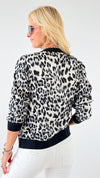 Fierce Feline Bomber Jacket-160 Jackets-Rousseau-Coastal Bloom Boutique, find the trendiest versions of the popular styles and looks Located in Indialantic, FL