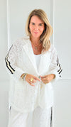 Edge & Elegance Italian Blazer-160 Jackets-TATTOO Z-Coastal Bloom Boutique, find the trendiest versions of the popular styles and looks Located in Indialantic, FL