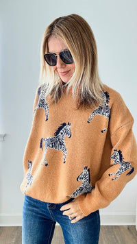 Get Wild Camel Sweater-140 Sweaters-EASEL-Coastal Bloom Boutique, find the trendiest versions of the popular styles and looks Located in Indialantic, FL