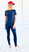 Effortless Move Active Set - Navy-210 Loungewear/Sets-Love Poem-Coastal Bloom Boutique, find the trendiest versions of the popular styles and looks Located in Indialantic, FL