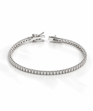 Sterling Silver Eternity Bracelet - 2MM
