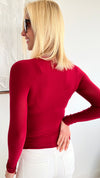Brazilian Mock Turtleneck Long Sleeve-220 Intimates-VZ Group-Coastal Bloom Boutique, find the trendiest versions of the popular styles and looks Located in Indialantic, FL