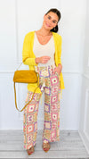 Waffle Winks Elastic Pants-170 Bottoms-DOE AND RAE-Coastal Bloom Boutique, find the trendiest versions of the popular styles and looks Located in Indialantic, FL