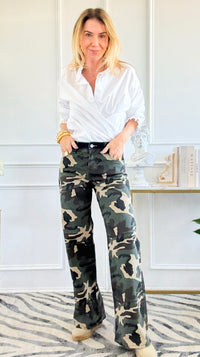 Slouchy Wide Camo Pants