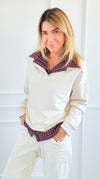 Double Take Italian Top-110 Long Sleeve Tops-BETTER GO-Coastal Bloom Boutique, find the trendiest versions of the popular styles and looks Located in Indialantic, FL