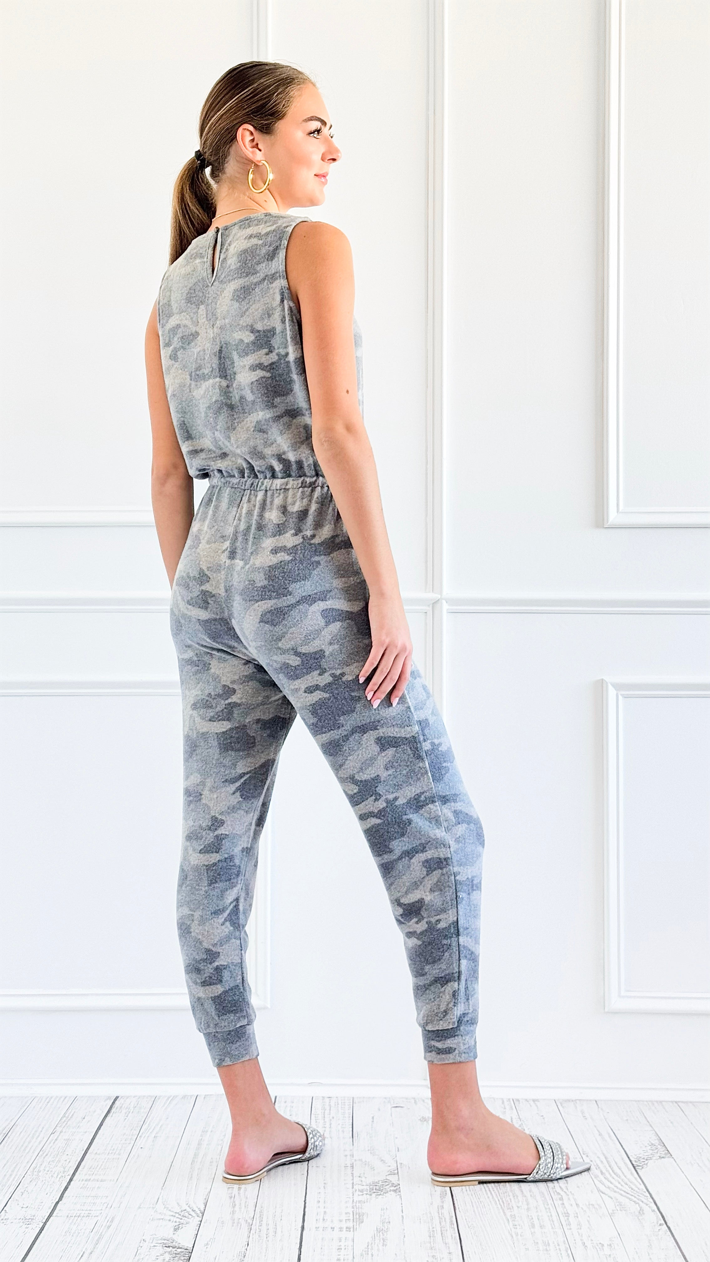 Weekend Lounge Jumpsuit-200 Dresses/Jumpsuits/Rompers-mystree-Coastal Bloom Boutique, find the trendiest versions of the popular styles and looks Located in Indialantic, FL