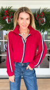 Midnight Lane Top - Wine-130 Long Sleeve Tops-JODIFL-Coastal Bloom Boutique, find the trendiest versions of the popular styles and looks Located in Indialantic, FL