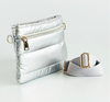 Urban Puff Crossbody - Silver-240 Bags-NYW-Coastal Bloom Boutique, find the trendiest versions of the popular styles and looks Located in Indialantic, FL