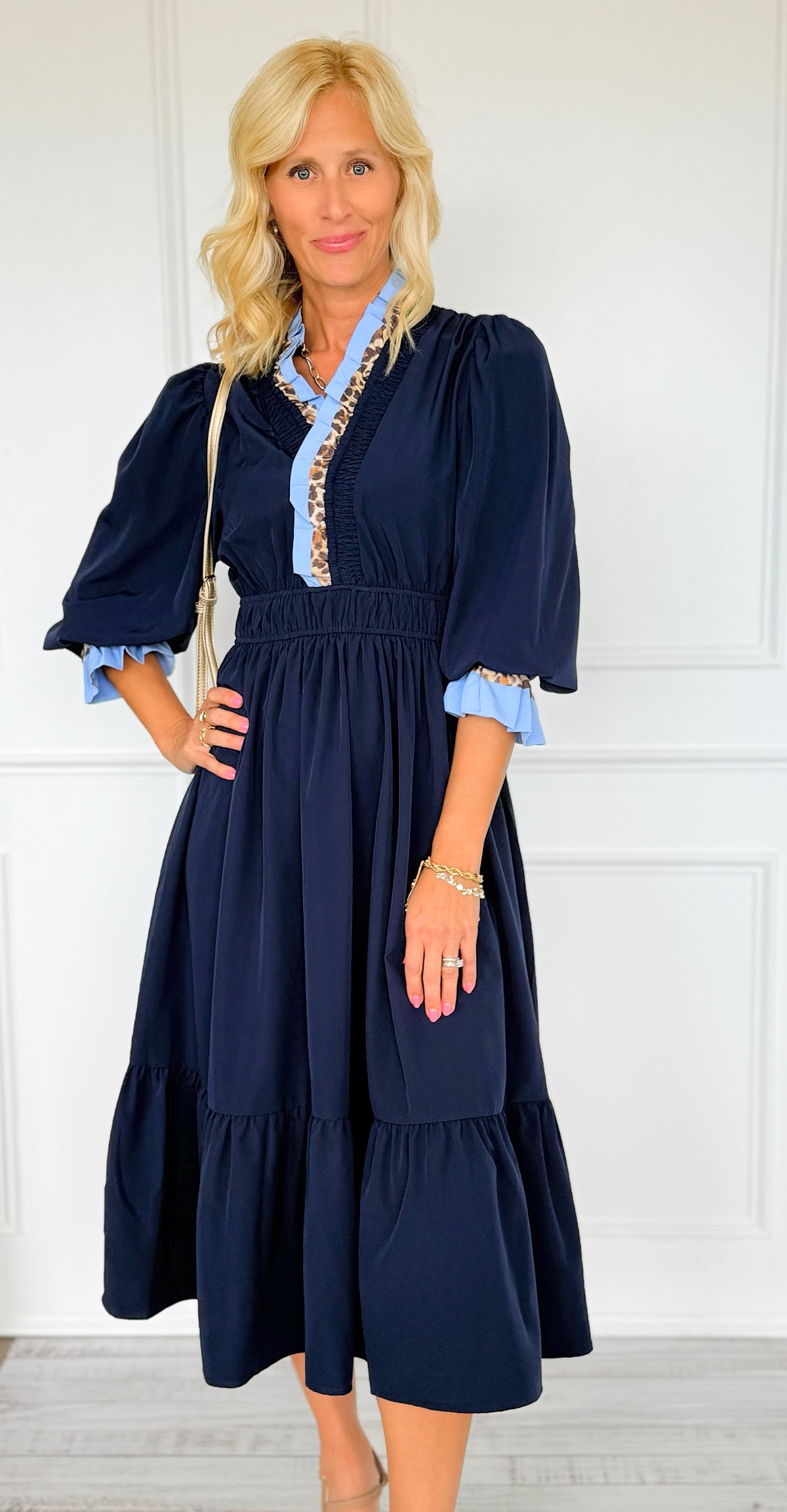 Flounce & Flow Dress-200 Dresses/Jumpsuits/Rompers-Umgee-Coastal Bloom Boutique, find the trendiest versions of the popular styles and looks Located in Indialantic, FL