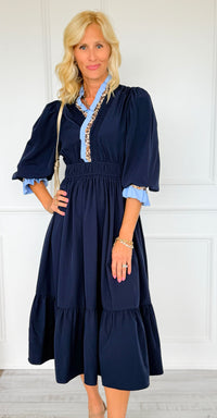 Flounce & Flow Dress-200 Dresses/Jumpsuits/Rompers-Umgee-Coastal Bloom Boutique, find the trendiest versions of the popular styles and looks Located in Indialantic, FL