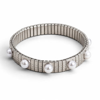 Pearl Station Stretch Bracelet