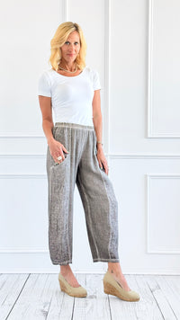 Easy Living Italian Pant- Taupe-170 Bottoms-Tempo-Coastal Bloom Boutique, find the trendiest versions of the popular styles and looks Located in Indialantic, FL