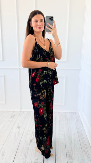 Moonlit Garden Italian Set- Black