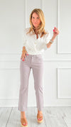 Neutral Vibe Slim Straight Crop Jeans-190 Denim-Mica Denim-Coastal Bloom Boutique, find the trendiest versions of the popular styles and looks Located in Indialantic, FL