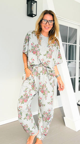 Matching Floral Bouquet Lounge Set