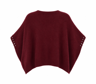 Crown Jewel Italian Knit Top- Wine