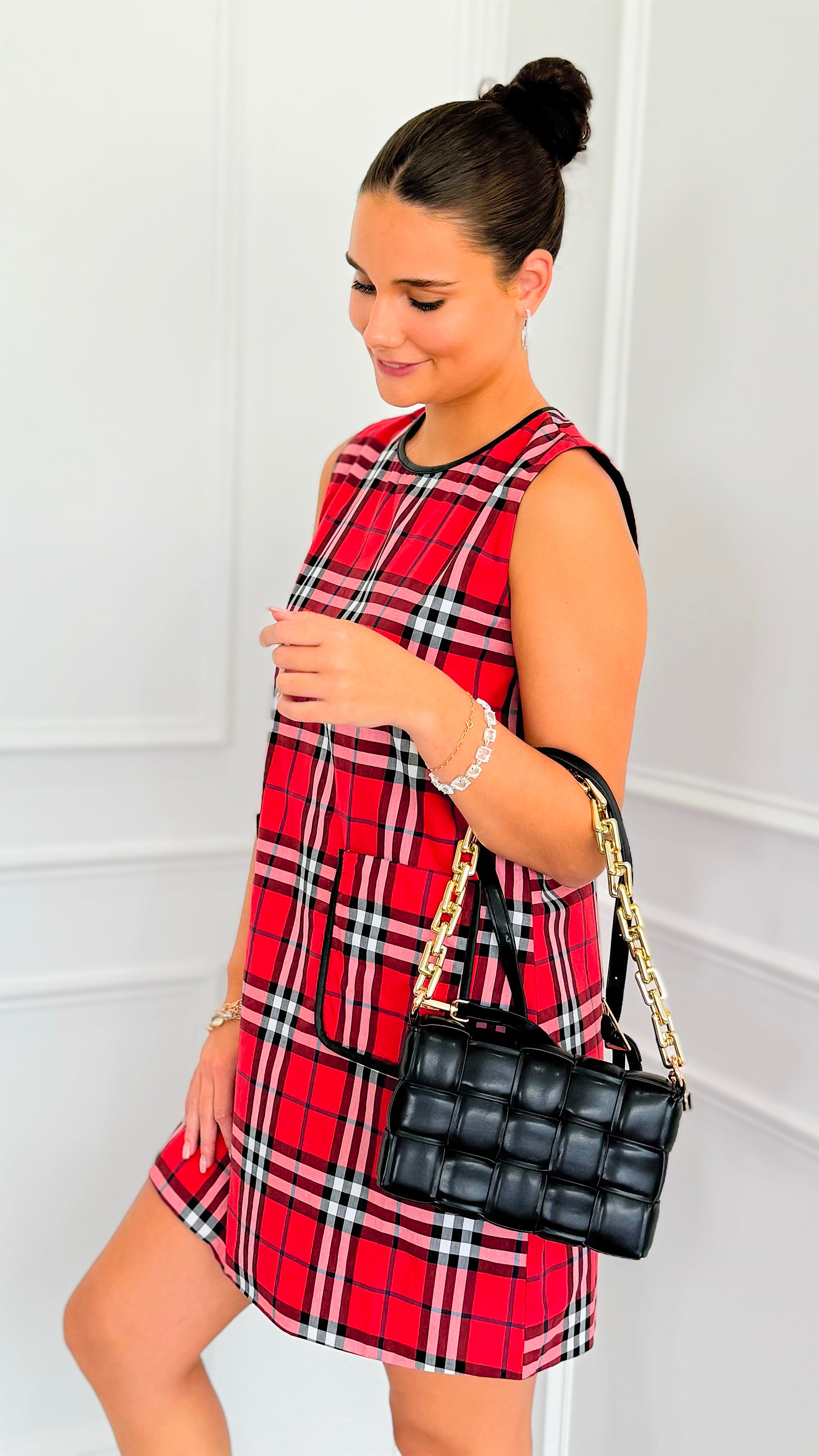 Prep School Pocket Dress-200 Dresses/Jumpsuits/Rompers-JODIFL-Coastal Bloom Boutique, find the trendiest versions of the popular styles and looks Located in Indialantic, FL