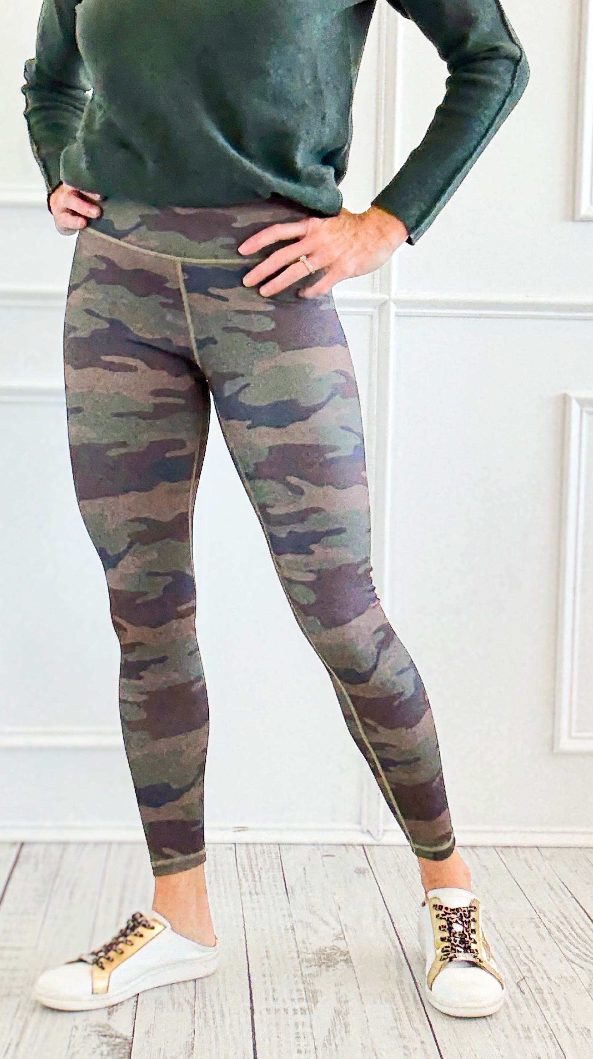 Trailblazer Neutral Tones Pocket Leggings-100 Pants-YELETE-Coastal Bloom Boutique, find the trendiest versions of the popular styles and looks Located in Indialantic, FL