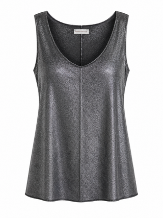 Spotlight Ready Italian Tank Top- Black