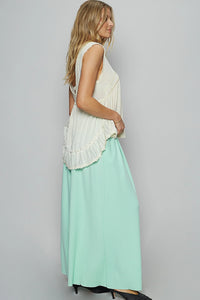 Relaxed Flowy High-Rise Pants - Mint-170 Bottoms/Shorts-POL-Coastal Bloom Boutique, find the trendiest versions of the popular styles and looks Located in Indialantic, FL