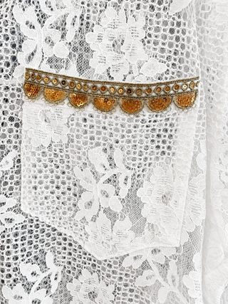 CB Custom - Pearls & Prosecco Italian Blouse