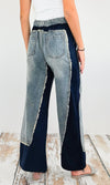 Duo Layer Straight Jeans-170 Bottoms-Hot & Delicious-Coastal Bloom Boutique, find the trendiest versions of the popular styles and looks Located in Indialantic, FL