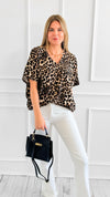 Nocturnal Muse Relaxed Top-110 Short Sleeve Tops-Charlotte Avery-Coastal Bloom Boutique, find the trendiest versions of the popular styles and looks Located in Indialantic, FL