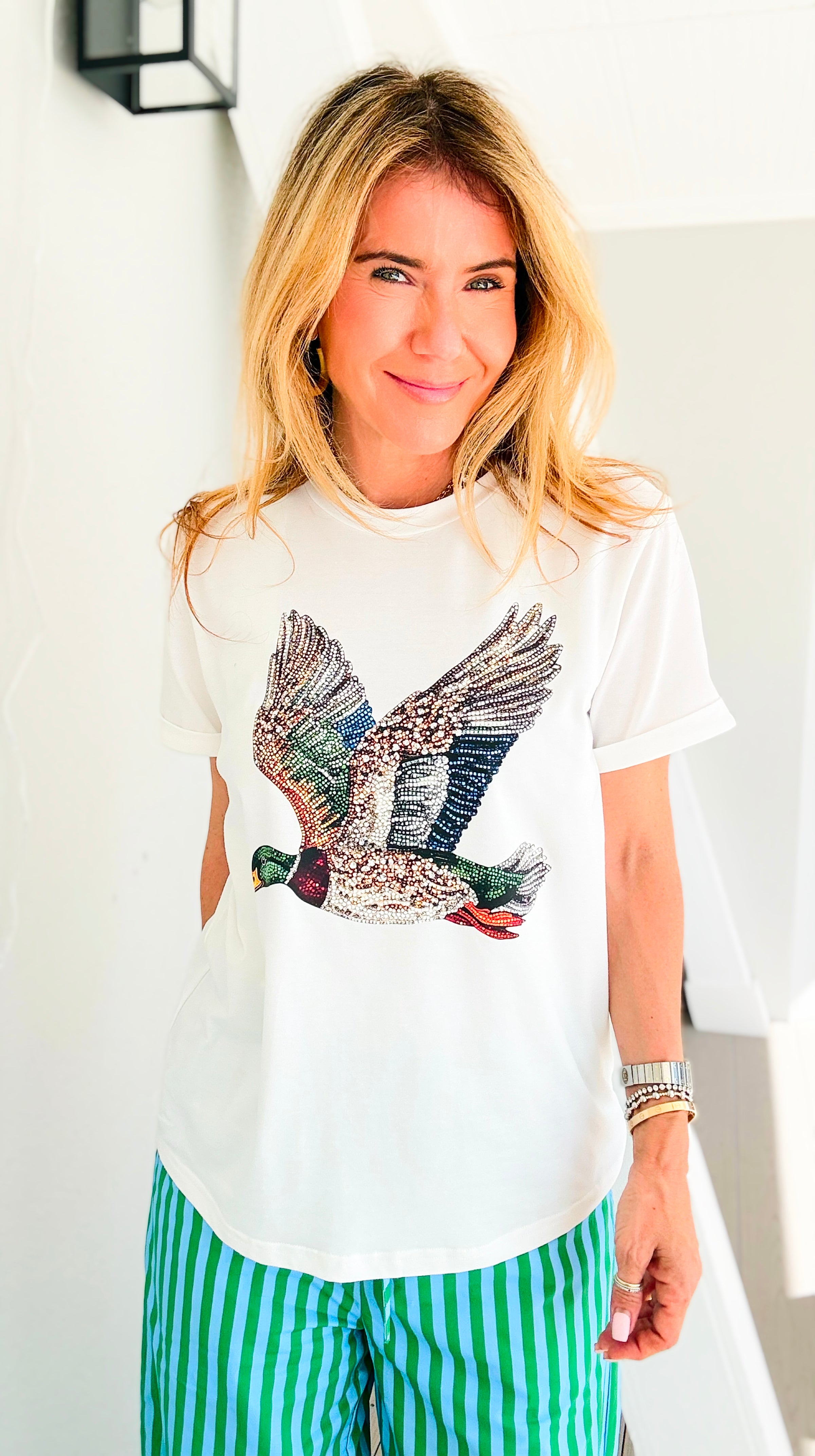 Runway Mallard Graphic Top