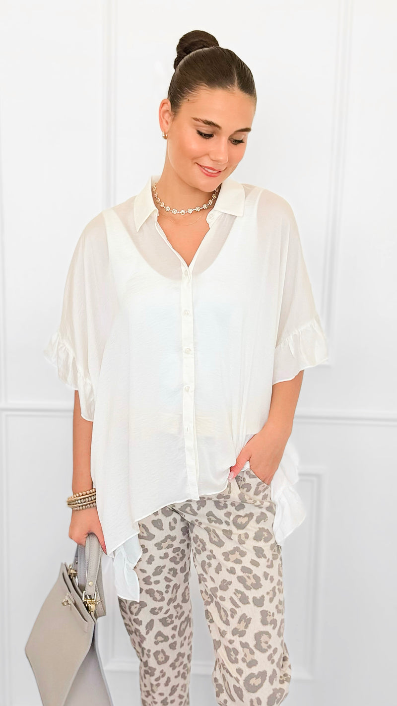 Relaxed Charm Hi-Lo Top-100 Sleeveless Tops-mystree-Coastal Bloom Boutique, find the trendiest versions of the popular styles and looks Located in Indialantic, FL