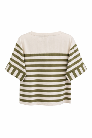 Harbor Lines Button Detail Top