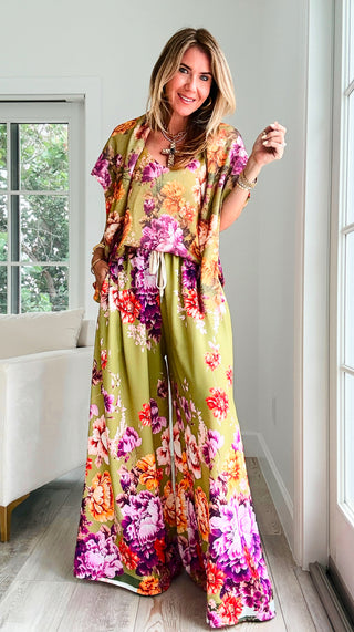 Harvest Blooms Kapri Italian Pants