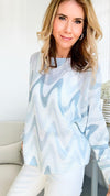 Ripples Italian St Tropez Sweater-140 Sweaters-Germany-Coastal Bloom Boutique, find the trendiest versions of the popular styles and looks Located in Indialantic, FL
