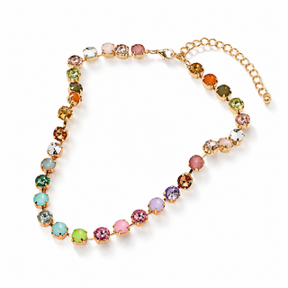 Round Prong Accent Necklace