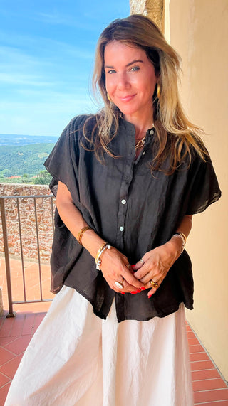 Sweet Simplicity Italian Top- Brown