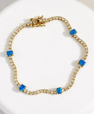 Eternity Emerald Cut Station Bracelet