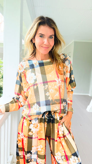 Autumn Bloom Italian St Tropez Knit