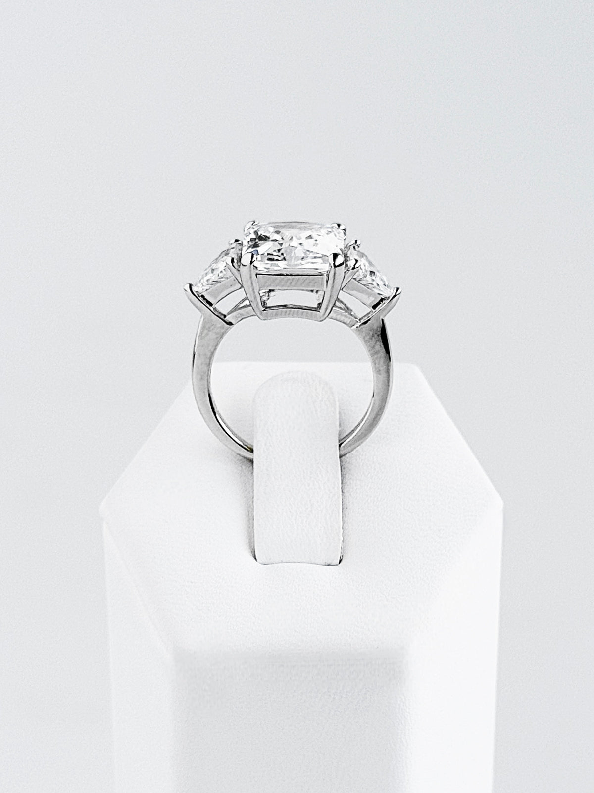 3 Stone Radiant Triangle Sterling Ring-230 Jewelry-NYC-Coastal Bloom Boutique, find the trendiest versions of the popular styles and looks Located in Indialantic, FL