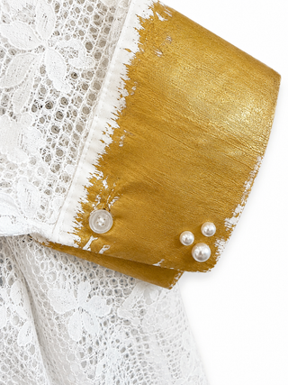 CB Custom - Pearls & Prosecco Italian Blouse