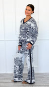 Whirlwind Jacquard Italian Set-210 Loungewear/Sets-K2-Coastal Bloom Boutique, find the trendiest versions of the popular styles and looks Located in Indialantic, FL