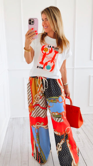 Seaside Lobster Italian Graphic Tee