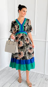 Palm Springs Color Block Dress - Black-200 Dresses/Jumpsuits/Rompers-VOY-Coastal Bloom Boutique, find the trendiest versions of the popular styles and looks Located in Indialantic, FL