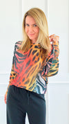 Untamed Allure Italian St Tropez Sweater-140 Sweaters-SORPRESA-Coastal Bloom Boutique, find the trendiest versions of the popular styles and looks Located in Indialantic, FL
