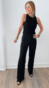 All Over Mirror Ball Wide Leg Pants-170 Bottoms-Blue B-Coastal Bloom Boutique, find the trendiest versions of the popular styles and looks Located in Indialantic, FL