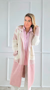 Pastel Dreams Knit Coat-160 Jackets-Original USA-Coastal Bloom Boutique, find the trendiest versions of the popular styles and looks Located in Indialantic, FL