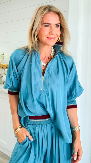 Quarter Zip Top