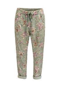 Calm Blossom Italian Jogger- Sage