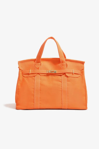 Canvas Carryall Tote Bag - Orange