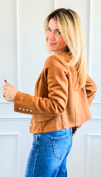 Classic Luxe Suede Jacket