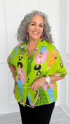 Culture Shock Italian Button Top-110 short Sleeve Top-PORCIENTO-Coastal Bloom Boutique, find the trendiest versions of the popular styles and looks Located in Indialantic, FL